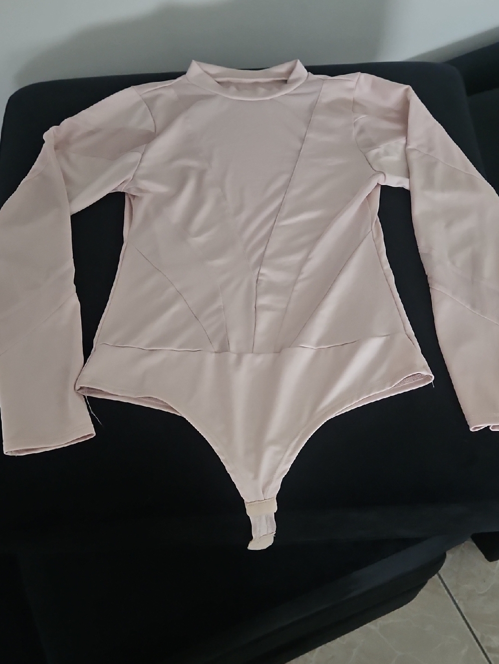 Long Sleeve Nude Blush Bodysuit